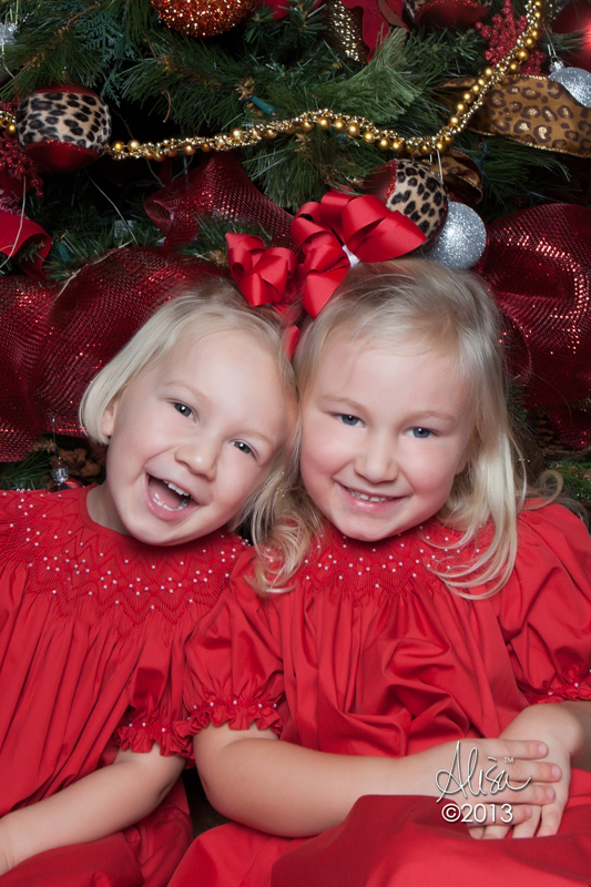 Houston Child Photographer | Red Bows